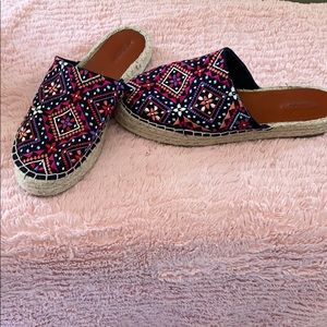 Colorful mule espadrilles American Eagle